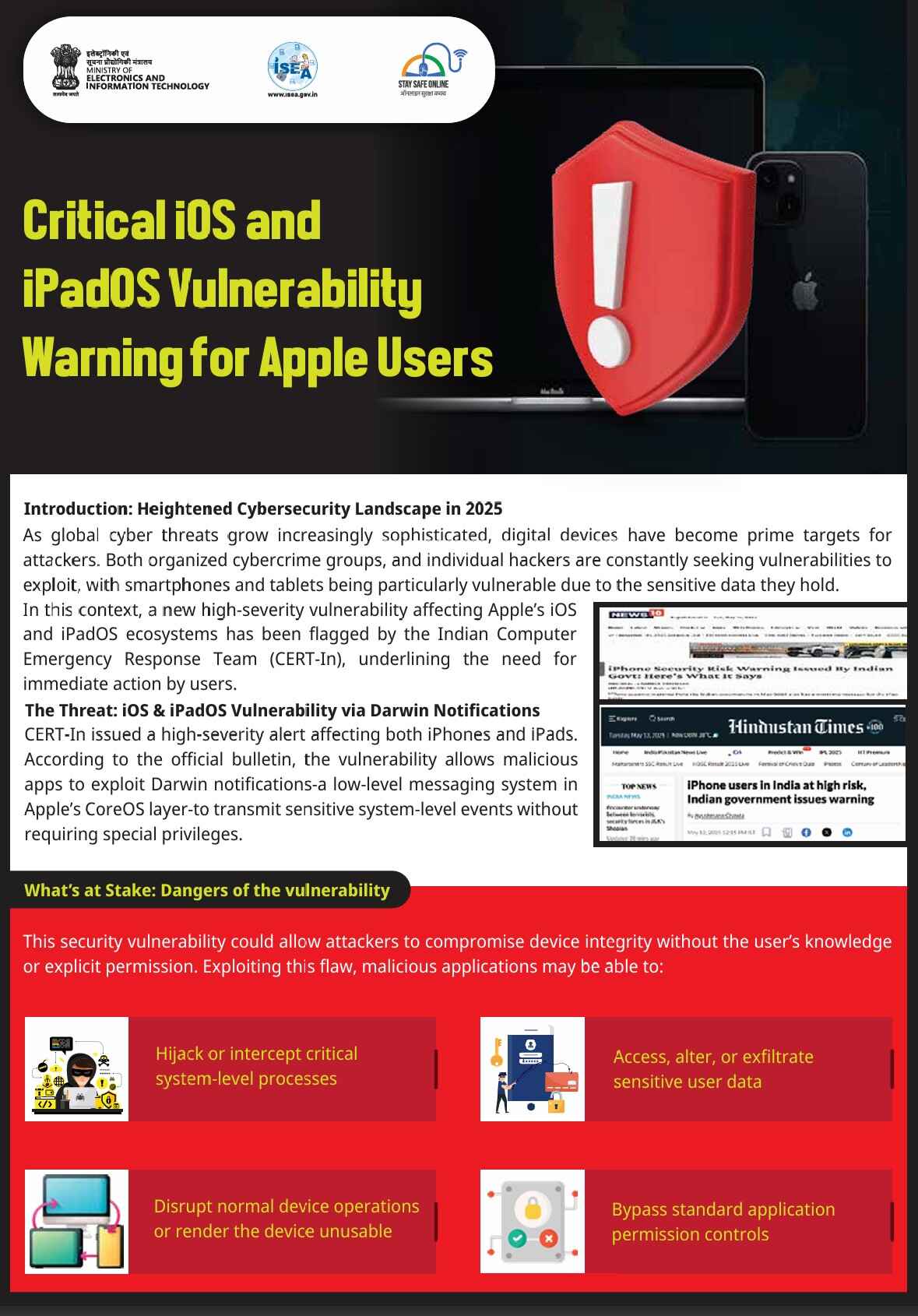 Vulnerability Warning for Apple Users